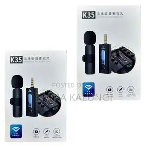 Black Wireless Microphone