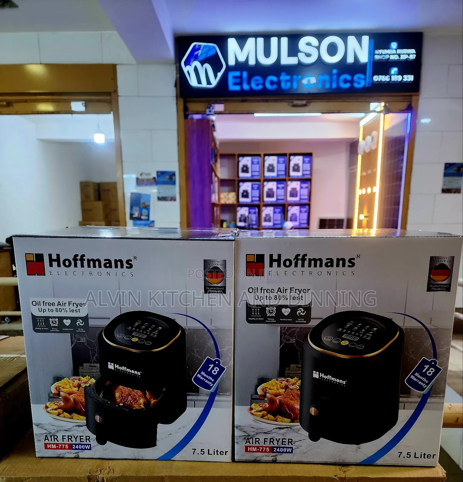 Air Fryer 7.5l Hoffman
