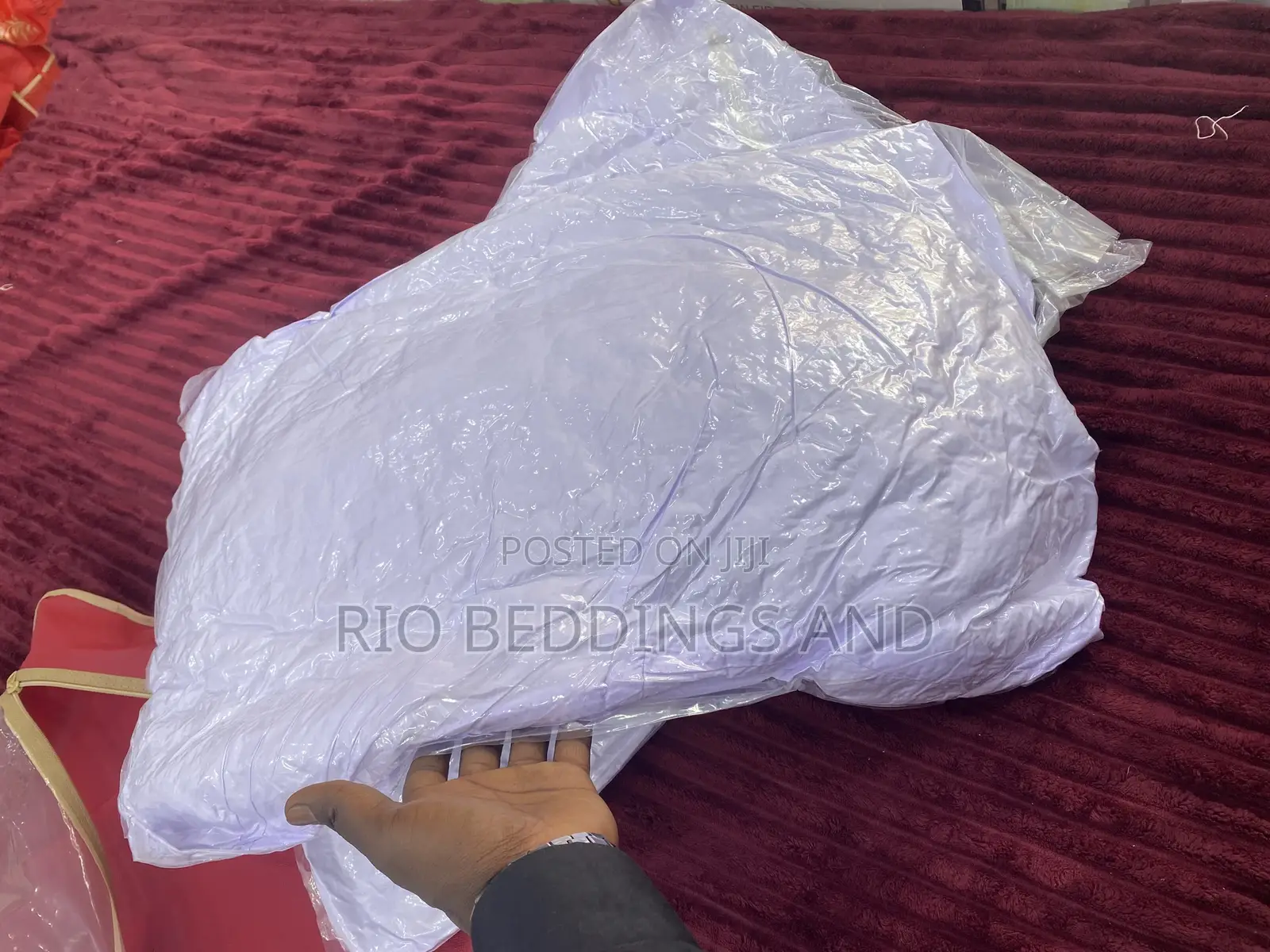 Fiber Pillows / a Pair It Has Two Pieces