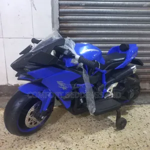 Kids Rechargeable Motorcycle Blue