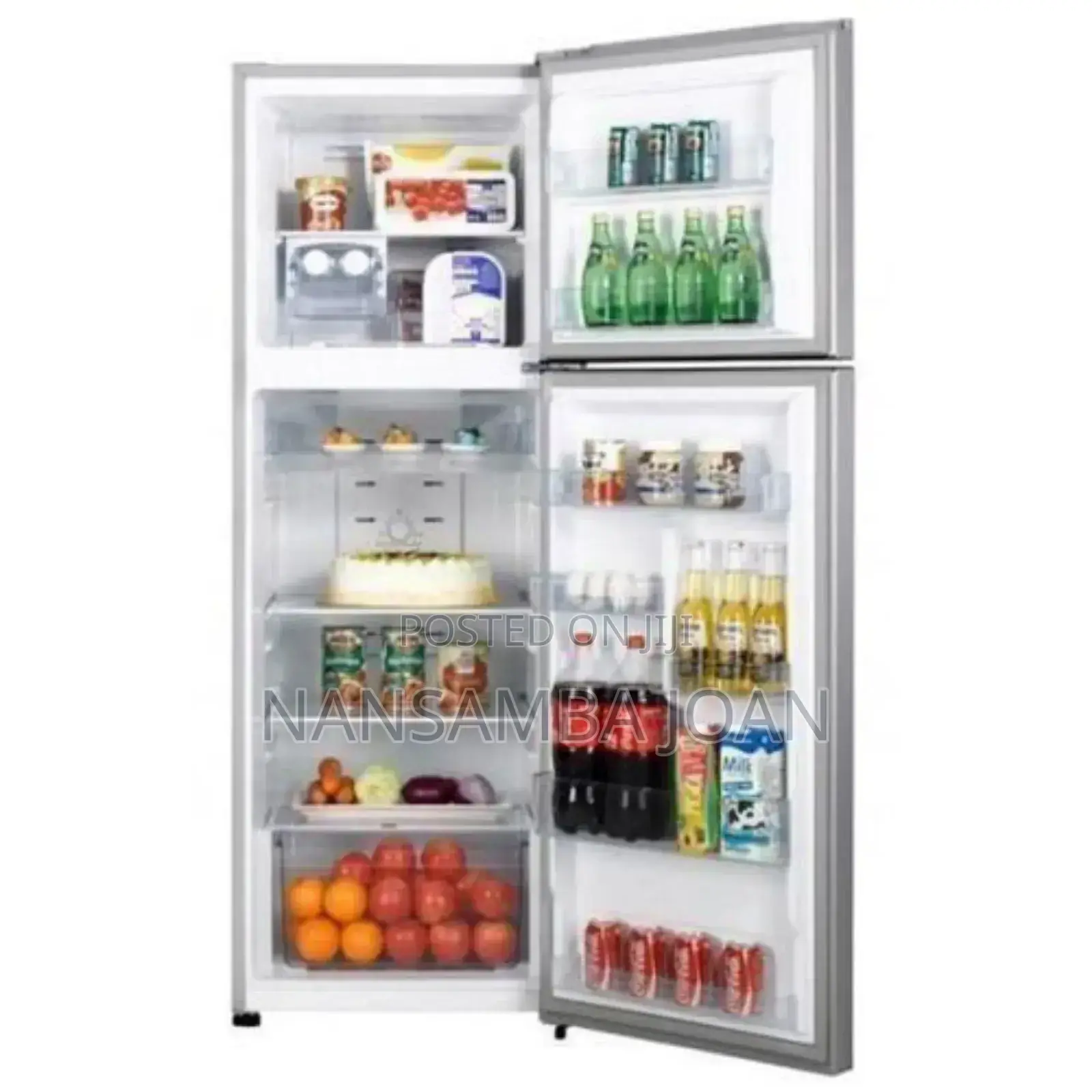Hisense 200l Rd-20dr4sa Double Door. Refrigerator-Silver