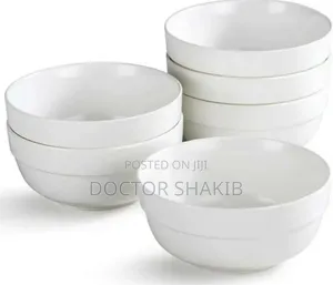 Heavy-Duty Glass Soup Bowls - 6pcs
