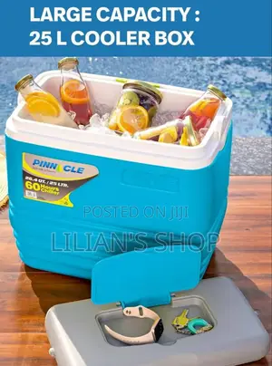 Pinnacle Insulated Water Cooler Ice Chiller Box 25l,Blue.