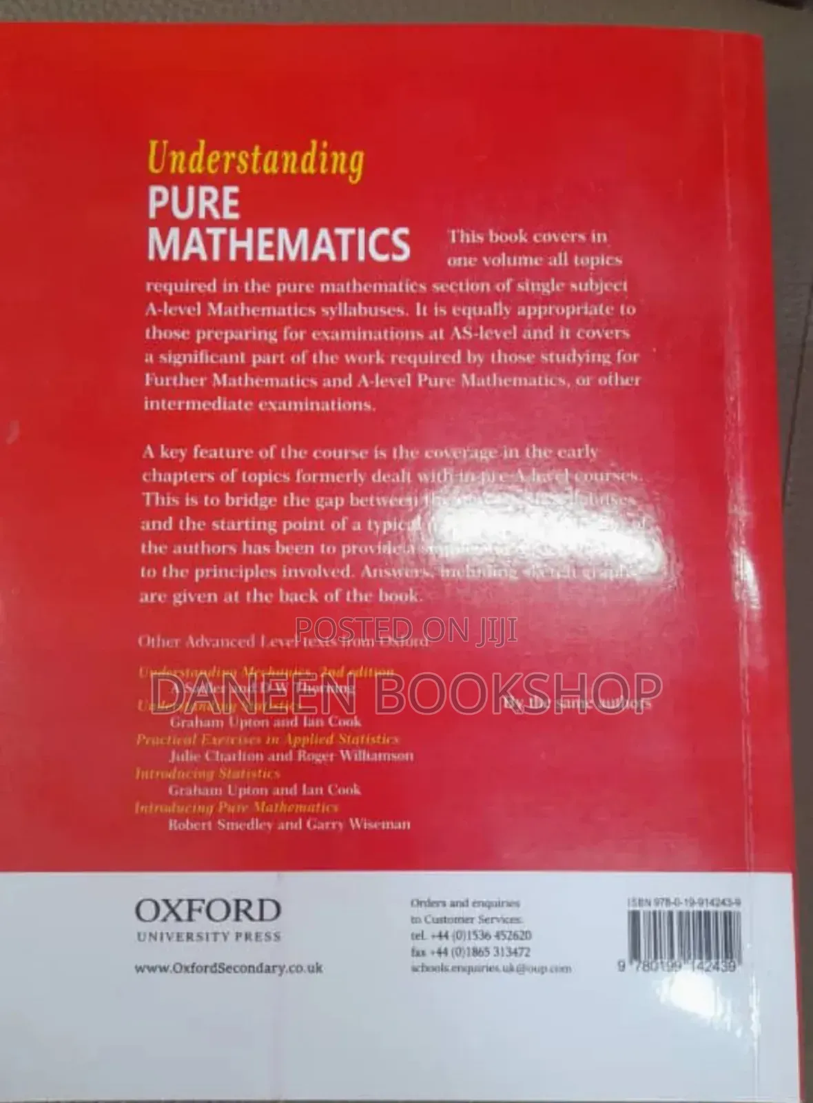 Understanding Pure Mathematics Aj Sadler and Thorning