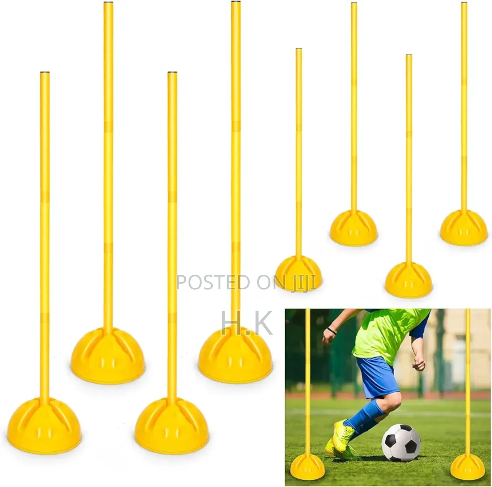 Pullcrease 8 PCS Agility Poles Set