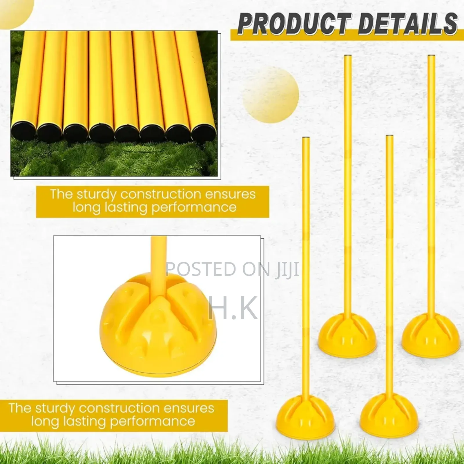 Pullcrease 8 PCS Agility Poles Set