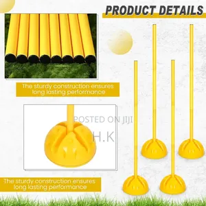 Pullcrease 8 PCS Agility Poles Set