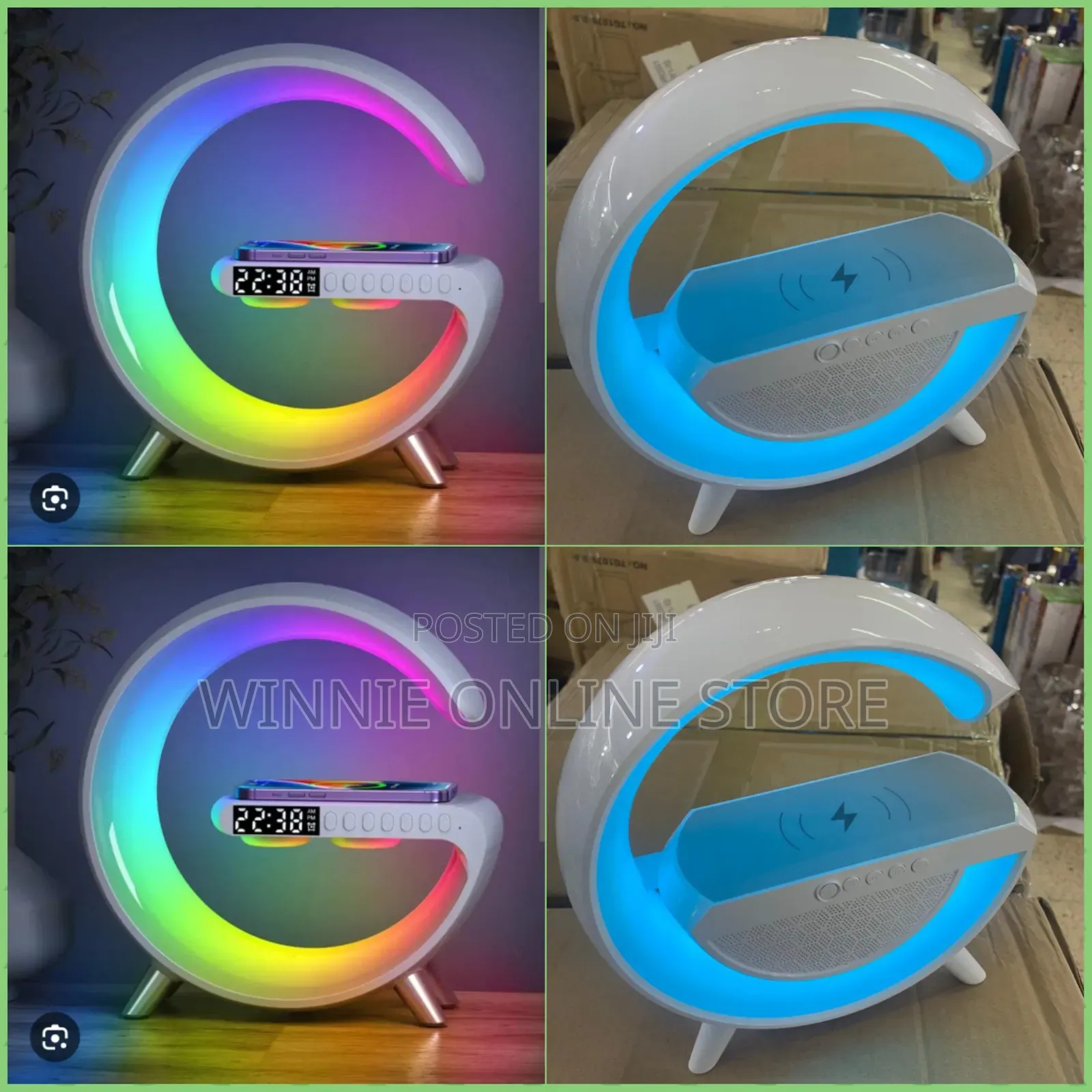 Wireless G-Shape Light With Speaker