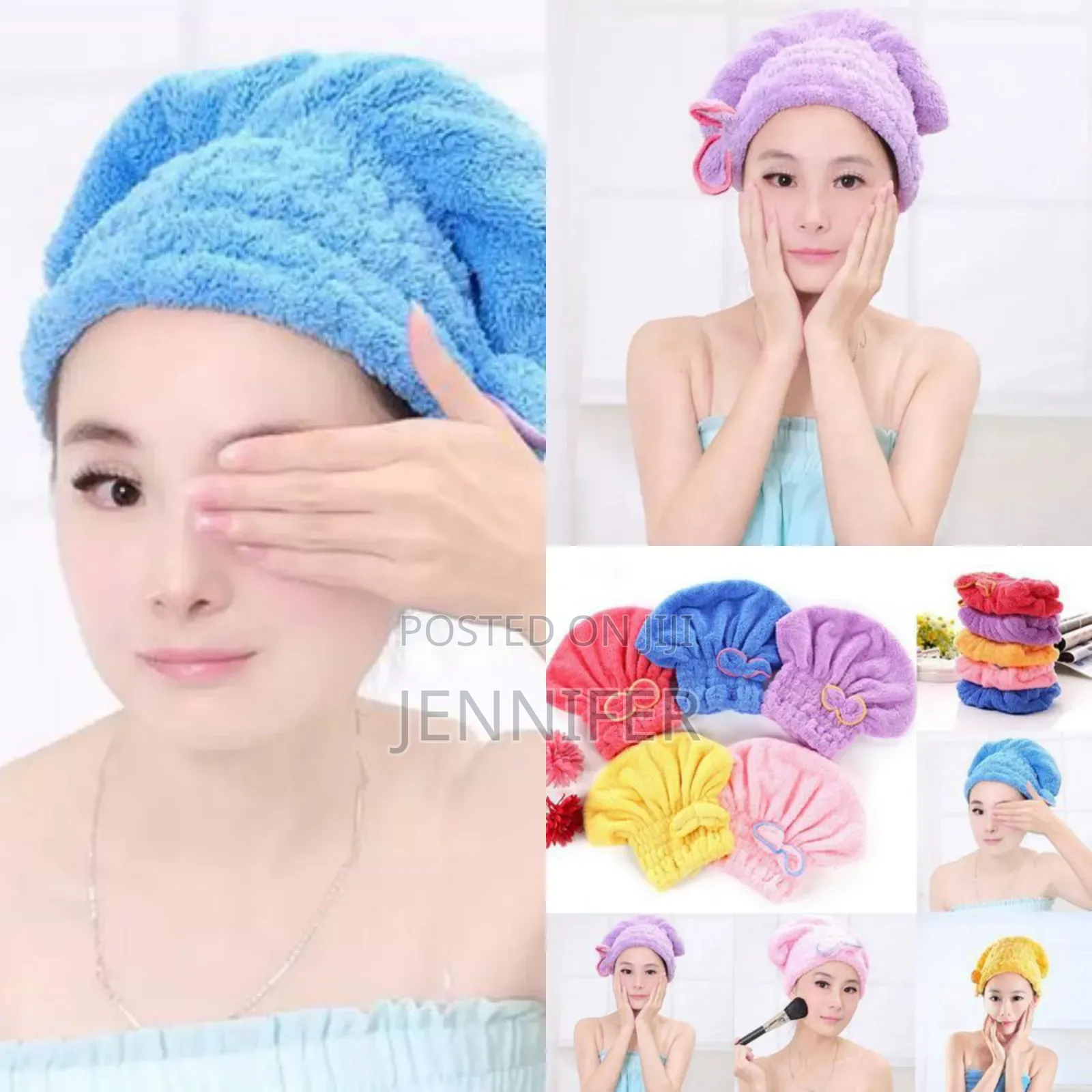 Microfiber Hair Quick Drying Towel Bath Wrap Shower
