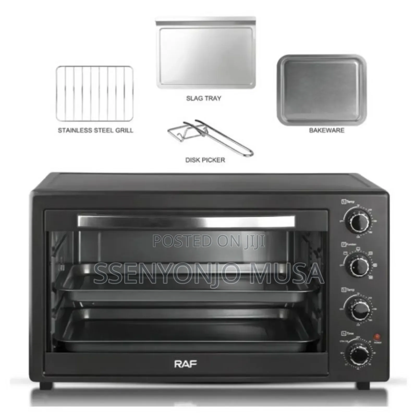 Raf 68l Electric Oven 2200w - R5322 Black