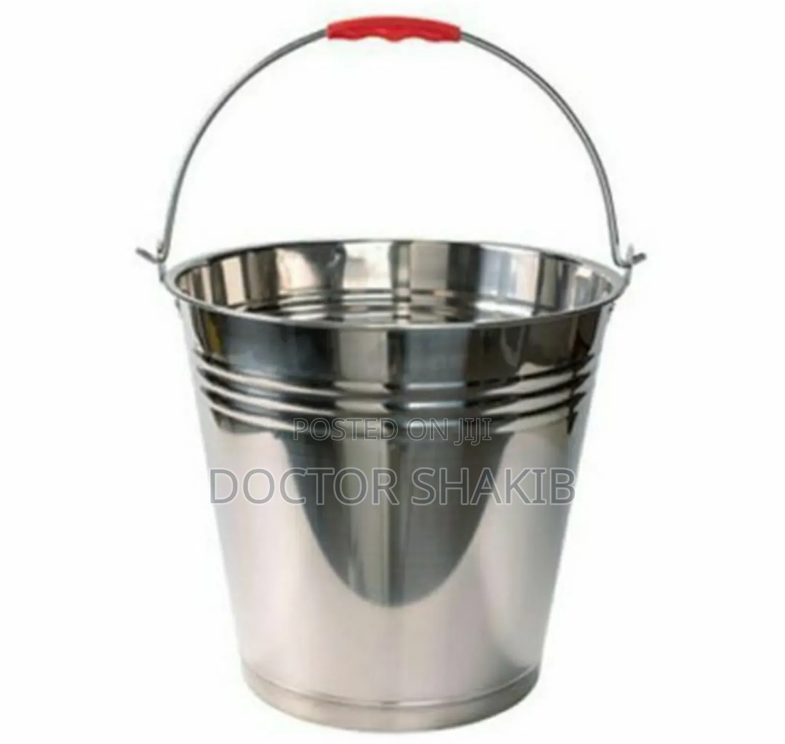Strong 10l Stainless Steel Water Milk Bucket Daily