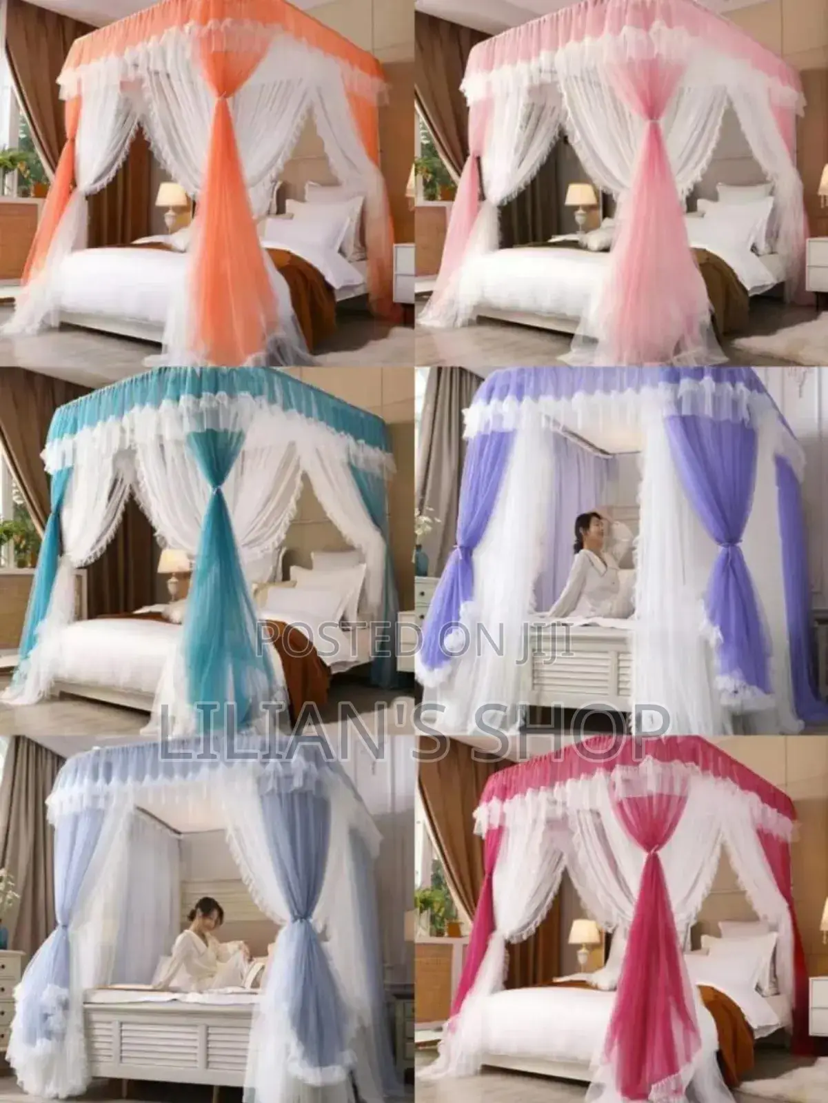 All Sizes and Colors Mosquito Net With Curtain