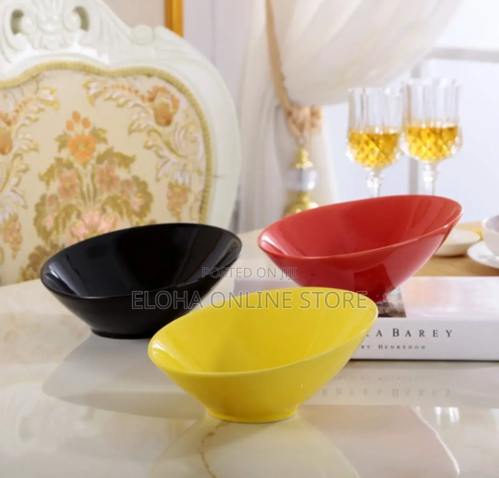 Irregular Shaped Ceramic 12 Pieces Dip Bowls