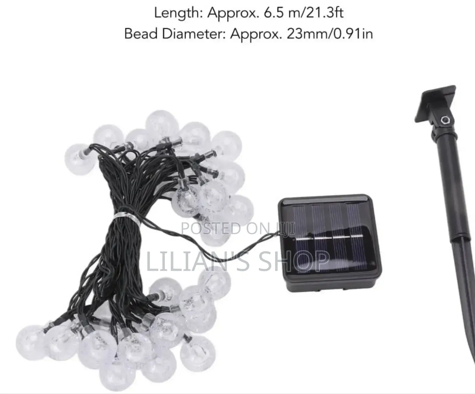 Outdoor Solar String Lights, Leds With 8 Lighting Modes