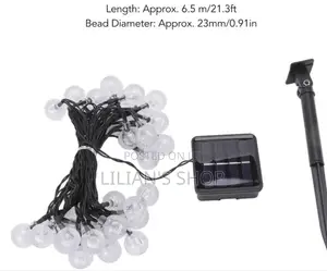 Outdoor Solar String Lights, Leds With 8 Lighting Modes