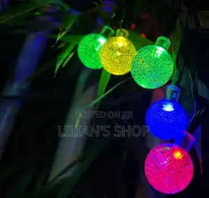 Outdoor Solar String Lights, Leds With 8 Lighting Modes