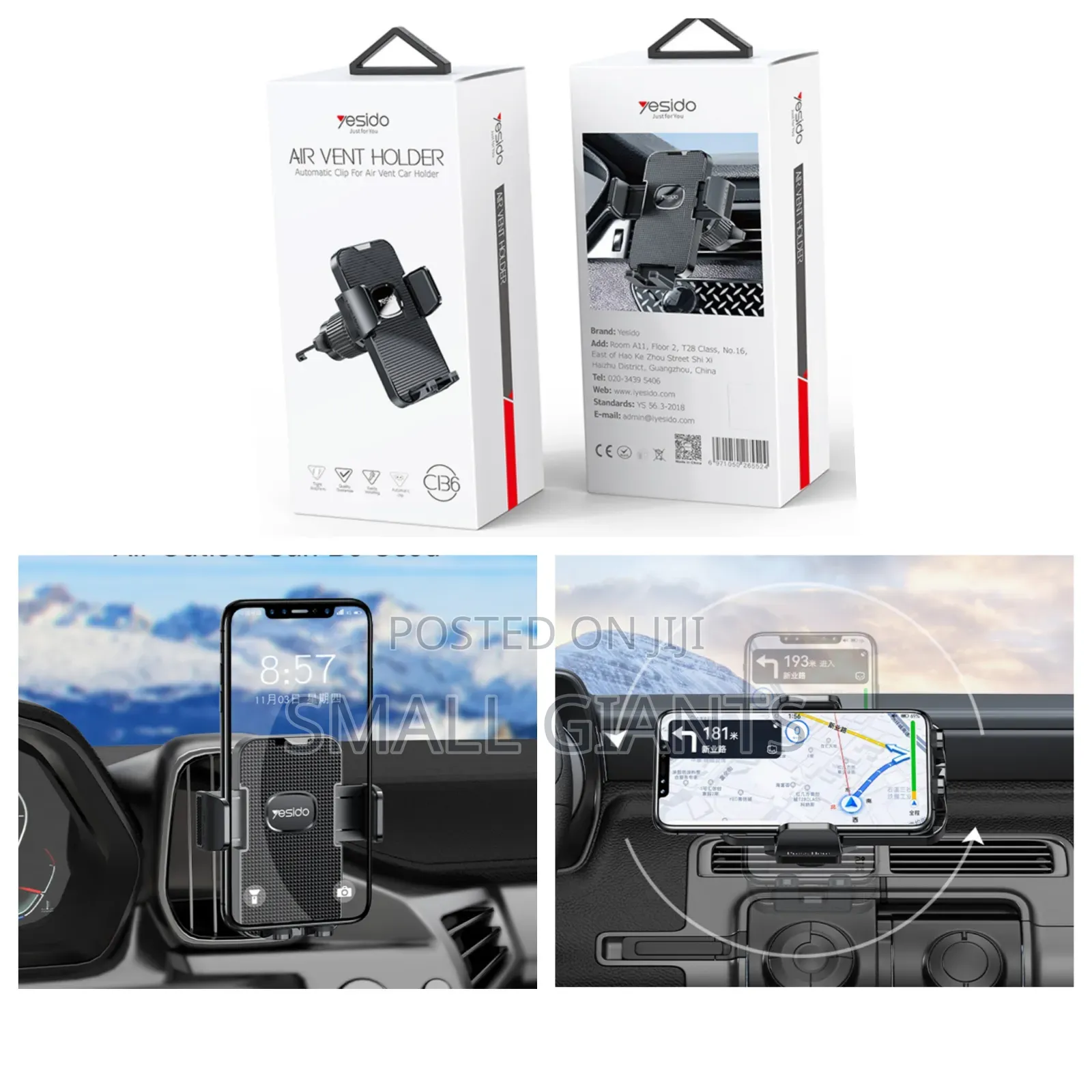 Yesido C136 Air Vent Car Holder