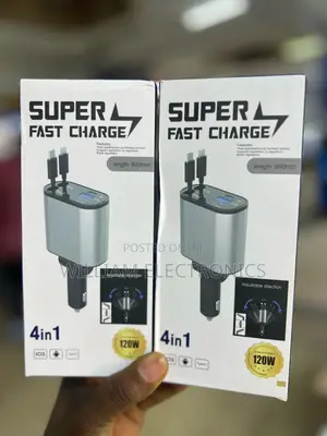 Super Fast Car Charger 120w