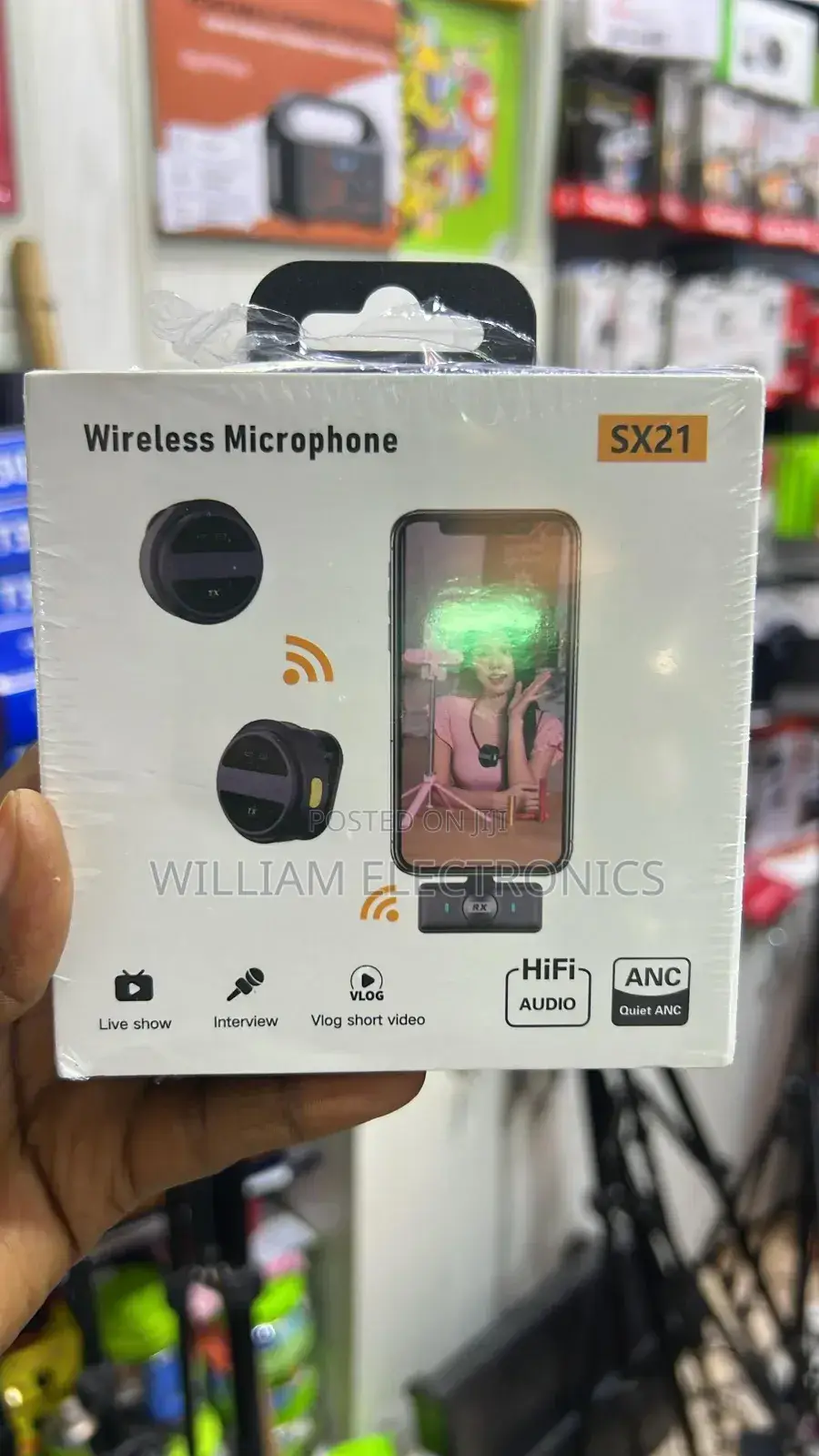 Sx21 Anc Wireless Collar Microphone