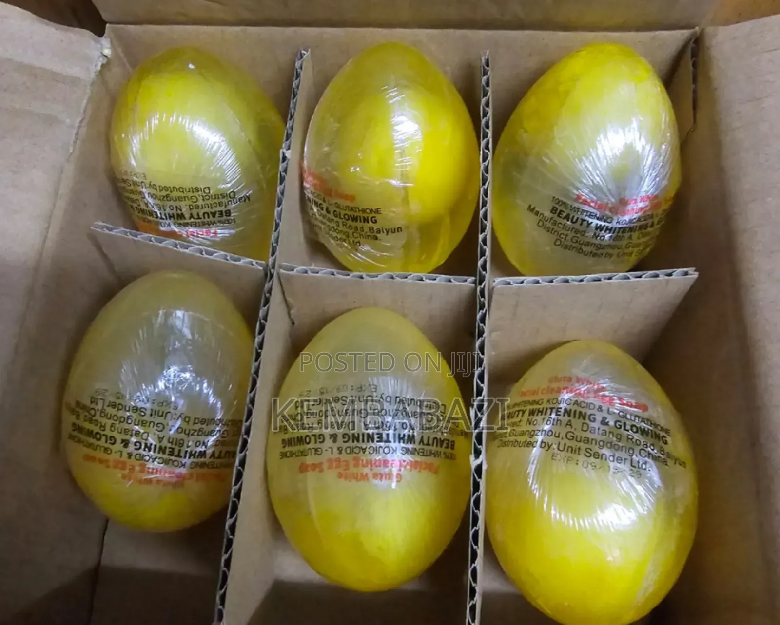 Gluta White Facial Cleaning Egg Soap