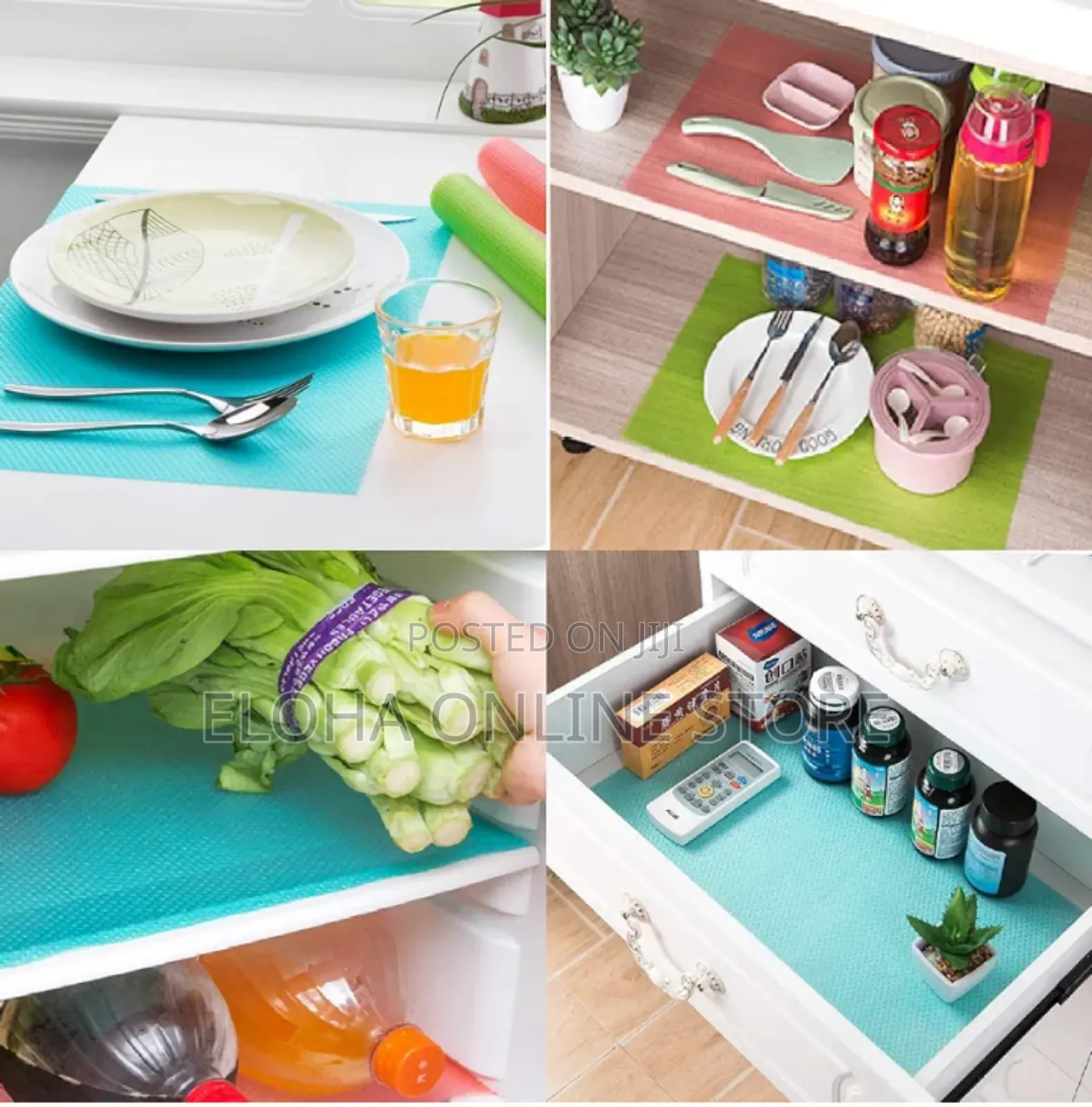Anti Mould Antibacterial Fridge Mats Washable