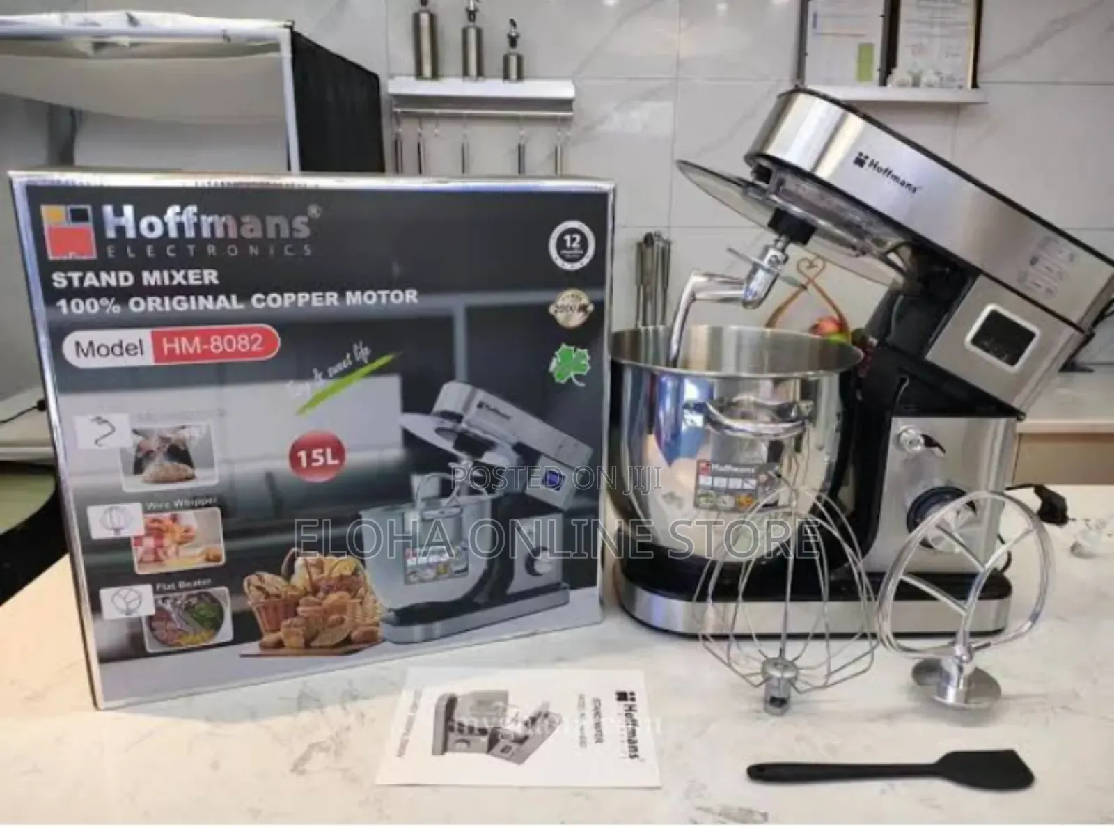Hoffmans Hm-8081 Electronic Stand Mixer