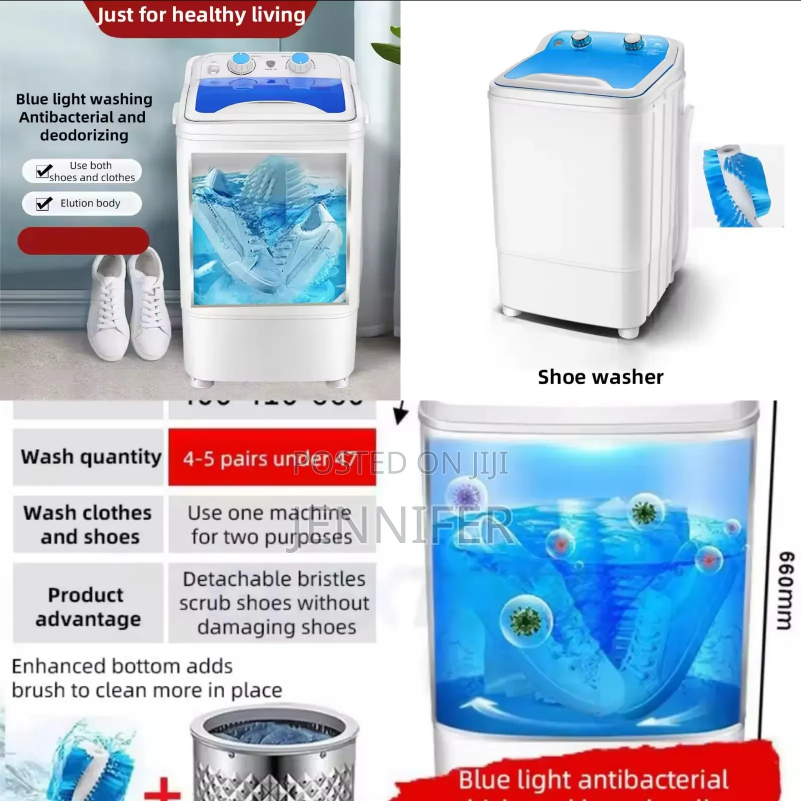 Multipurpose Shoe and Cloth Washing Machine