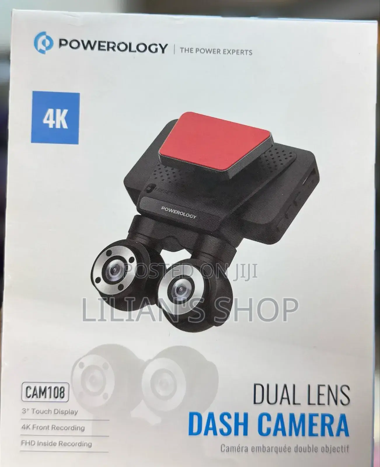  Powerology Duo Lens Dash Camera