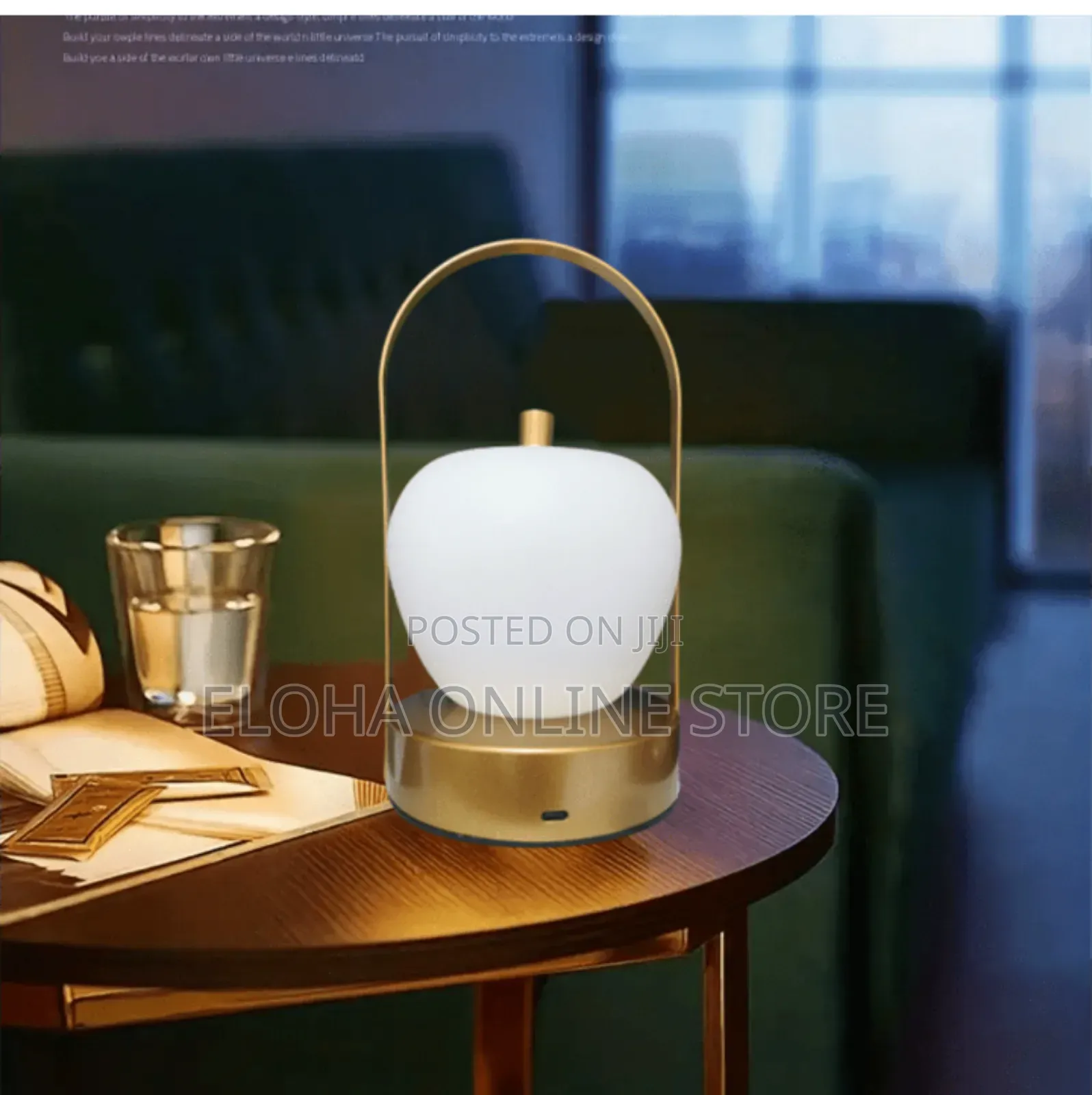Portable Led Table Lamp With Iron Handle Touch Control