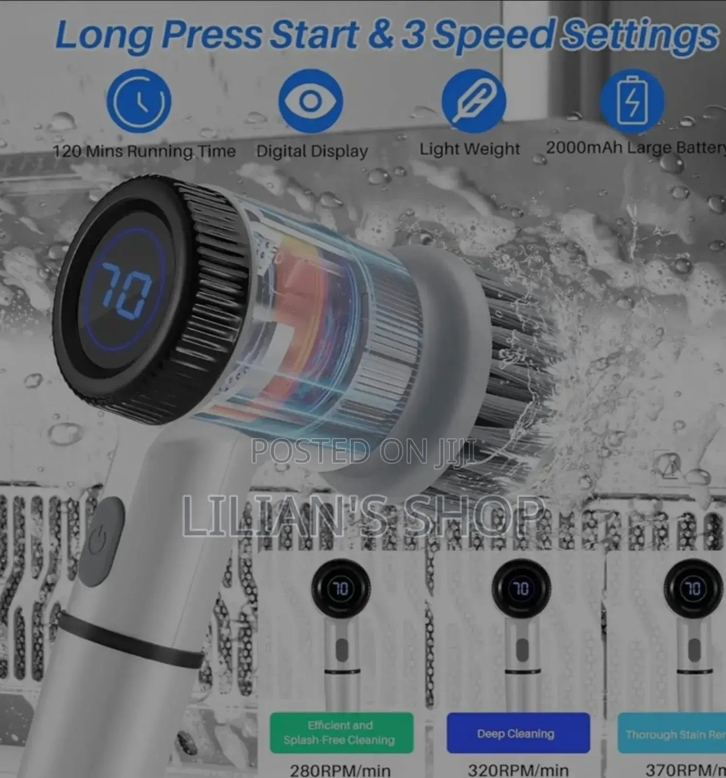 5 In1 Electric Cleaning Brush