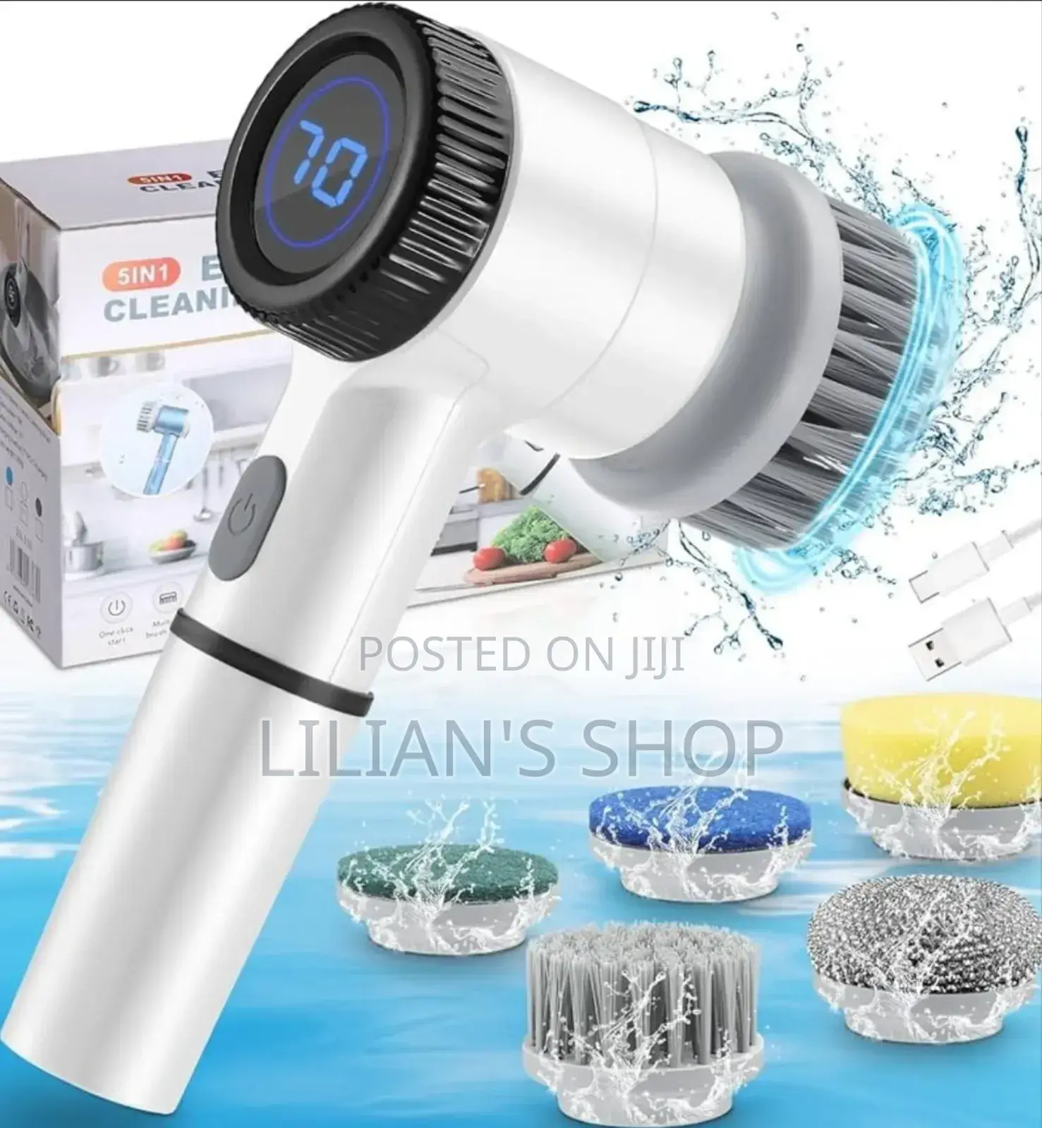 5 In1 Electric Cleaning Brush