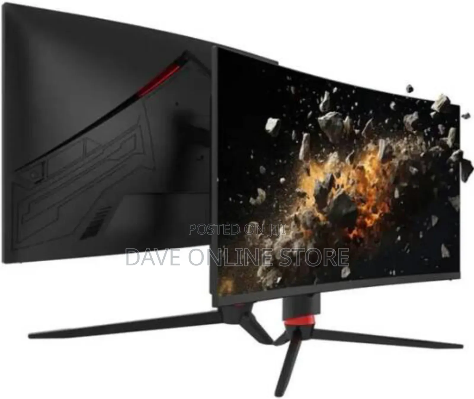 Porodo 27" Curved Gaming Monitor With 240hz Refresh Rate
