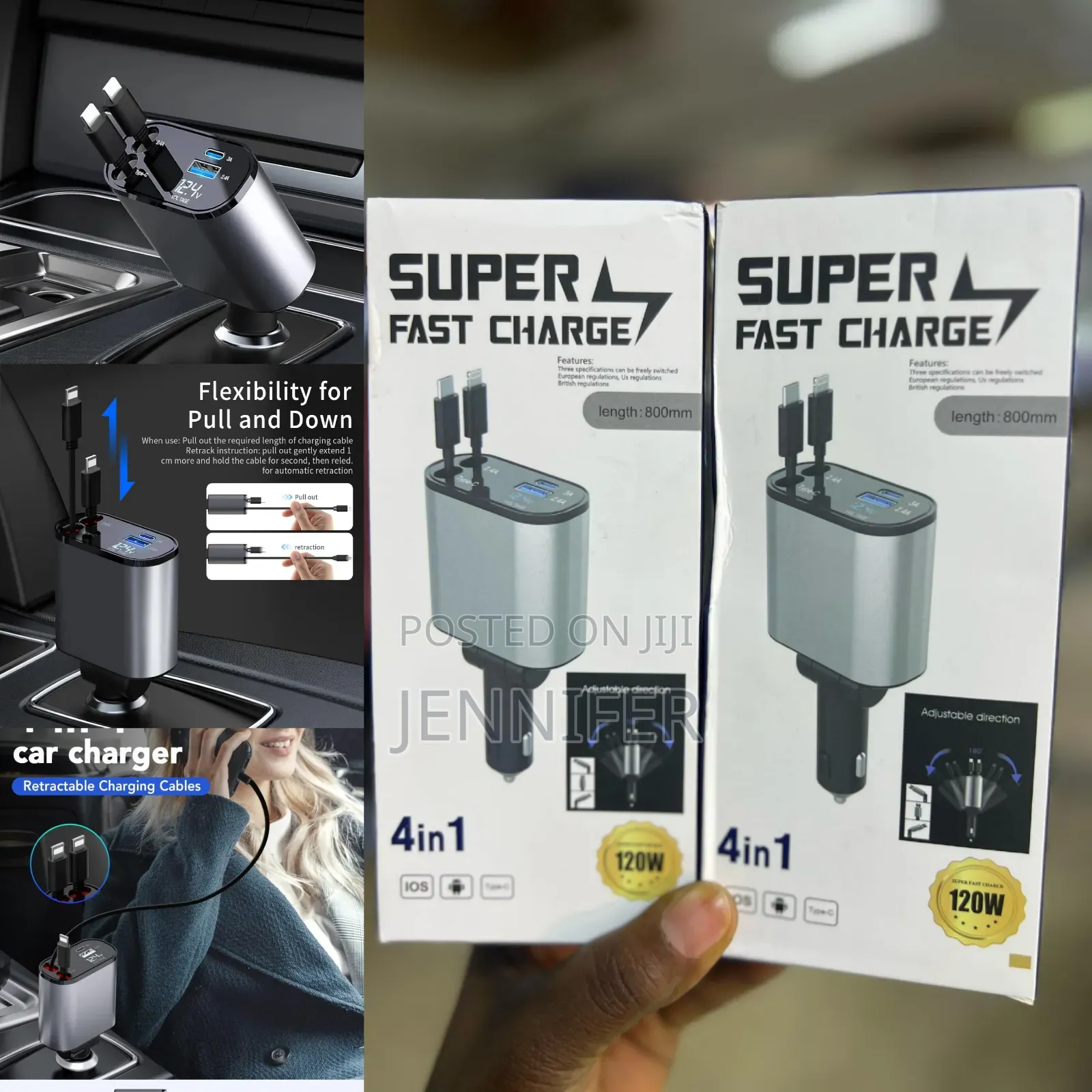 Super Fast Car Charger 120w
