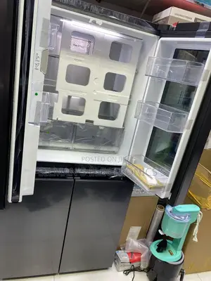 Lg Knock Knock Side by Side Fridge Black
