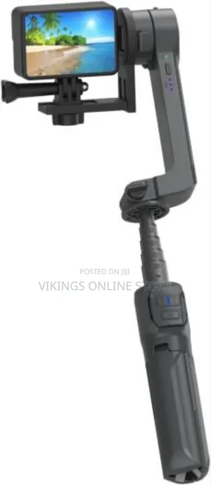 Porodo 2-Axis Gimbal Stablizer, , 8h Battery Life - Black