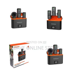 Photo - Porodo Lavalier Microphone - Exceptional Audio Quality,