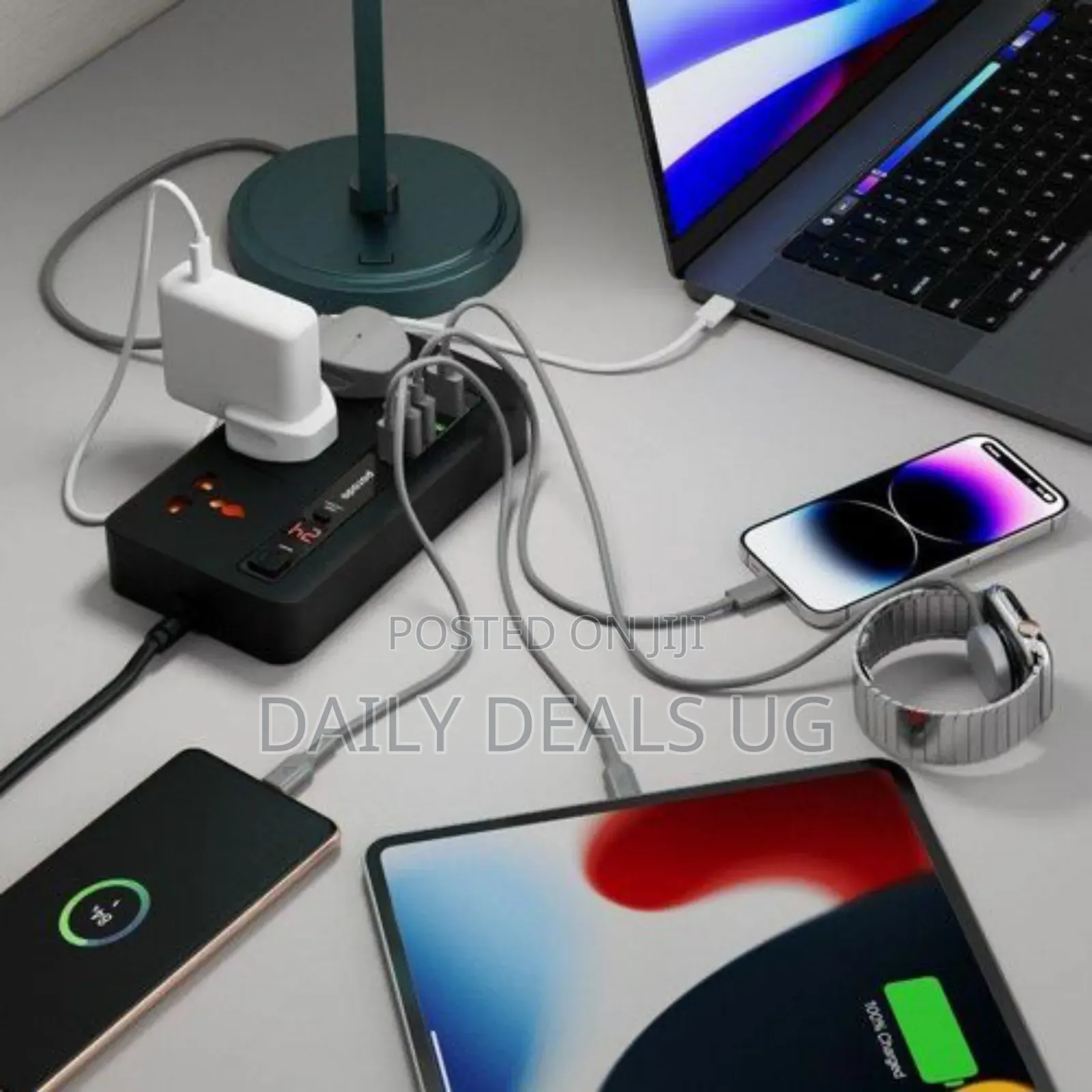 Porodo Multi-Port Power Hub 4 Usb-a/Usb-C Black