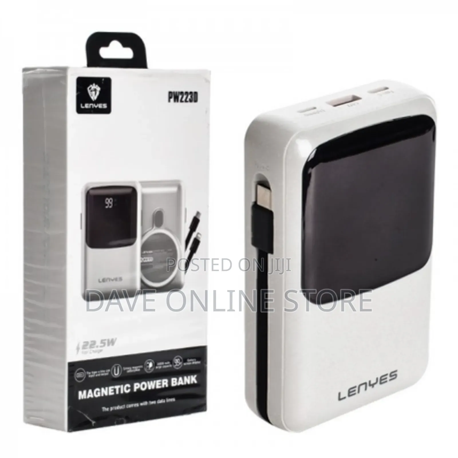 Lenyes Pw223d Magnetic Power Bank 20000mah