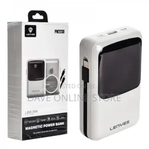 Lenyes Pw223d Magnetic Power Bank 20000mah