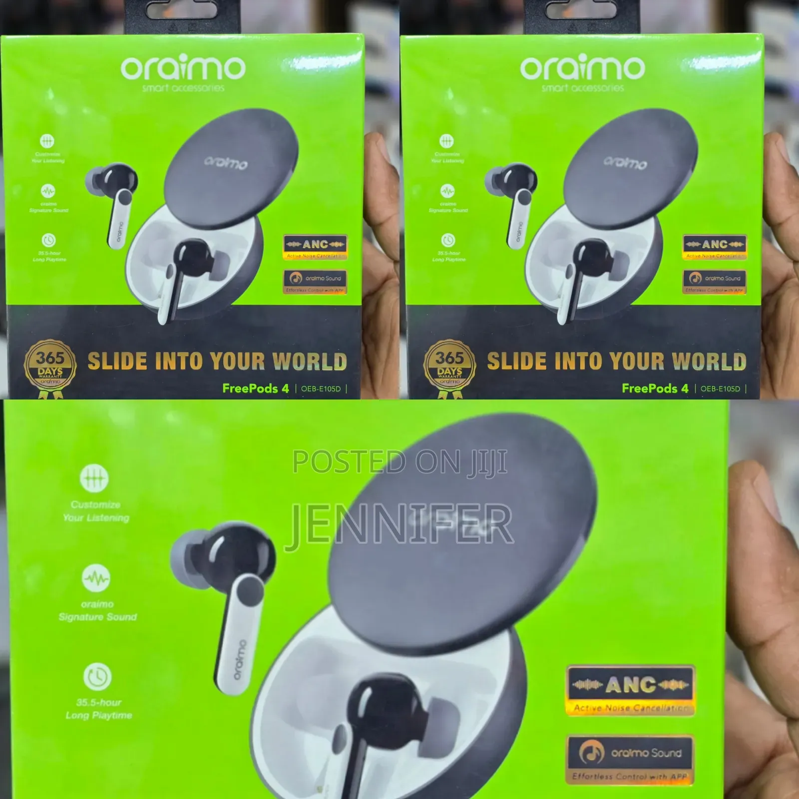 Heavy-Duty Oraimo Headphone Earbuds