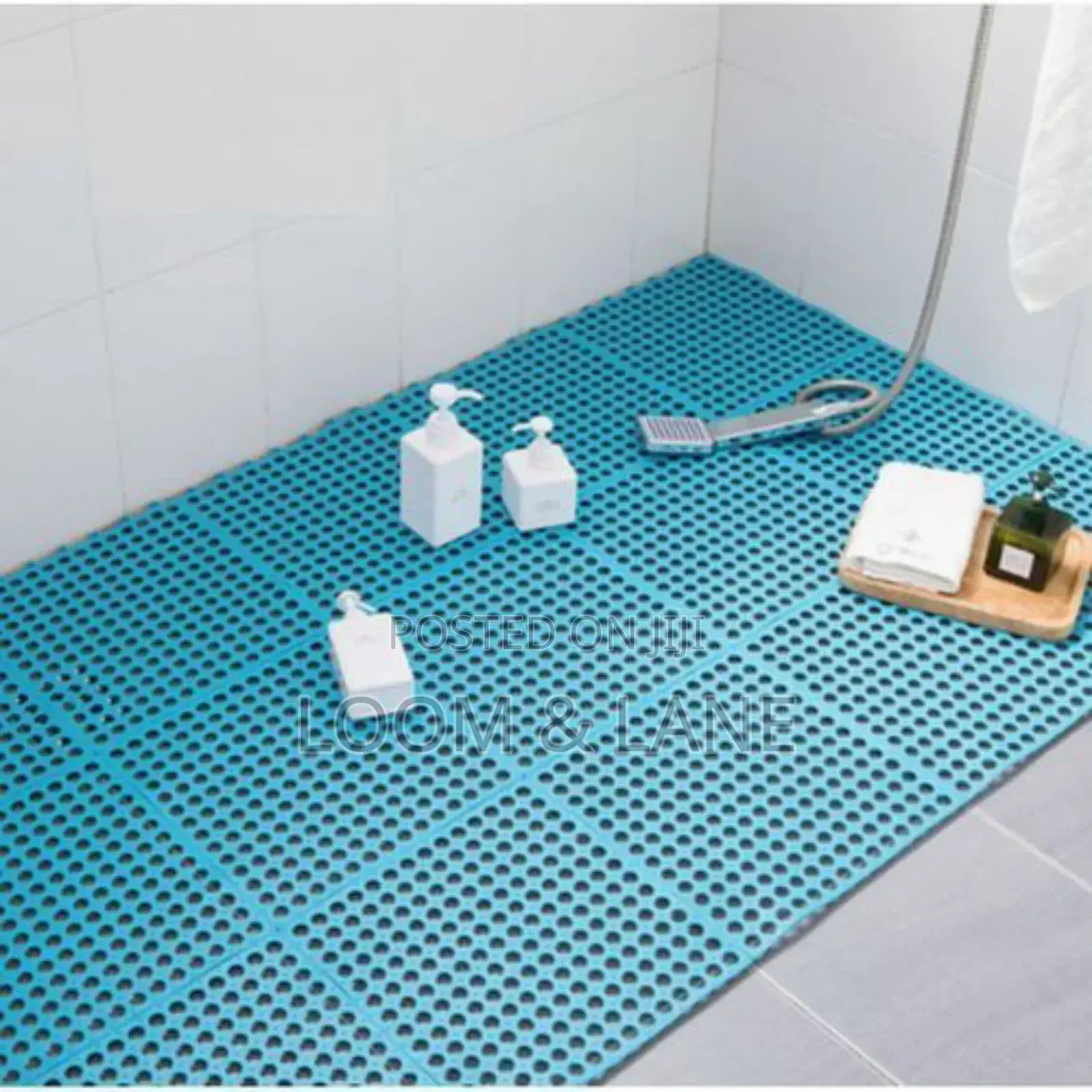 4pcs Interlocking Non-Slip Bathroom Mat