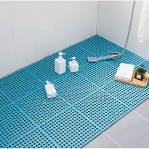 4pcs Interlocking Non-Slip Bathroom Mat