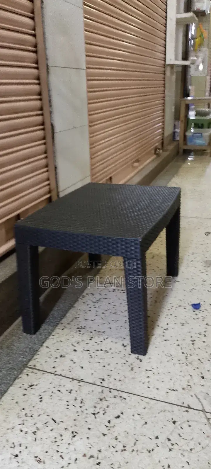 Black Plastic Table