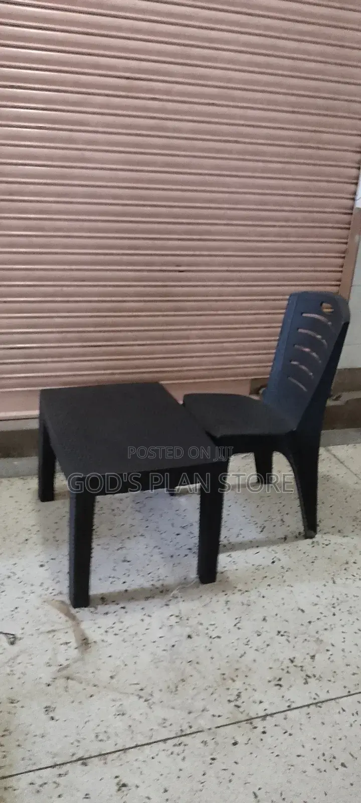 Plastic Chair and Table