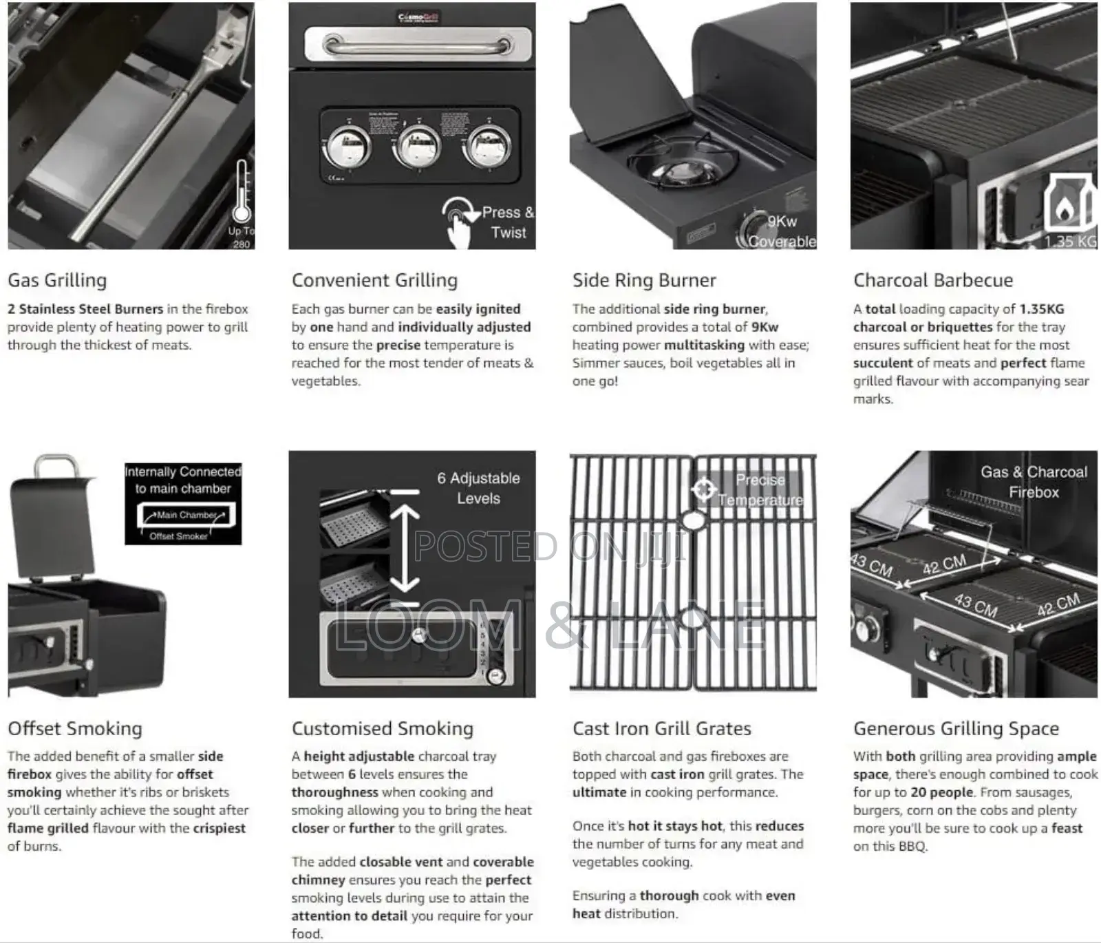 2 In 1 Commercial Luxury Gas Grill