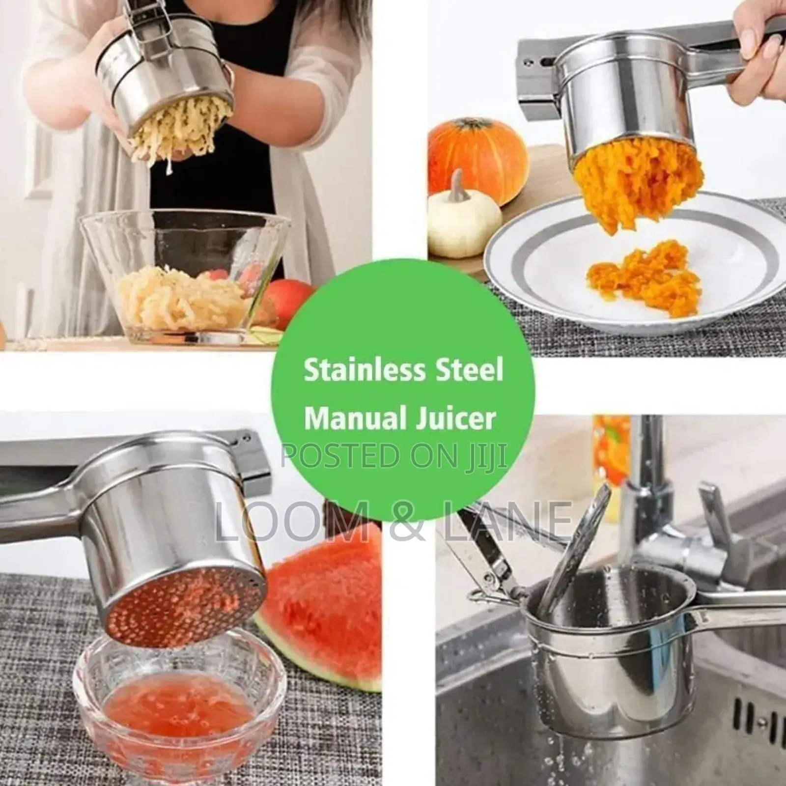 Stainless Steel Potato Masher/ Press