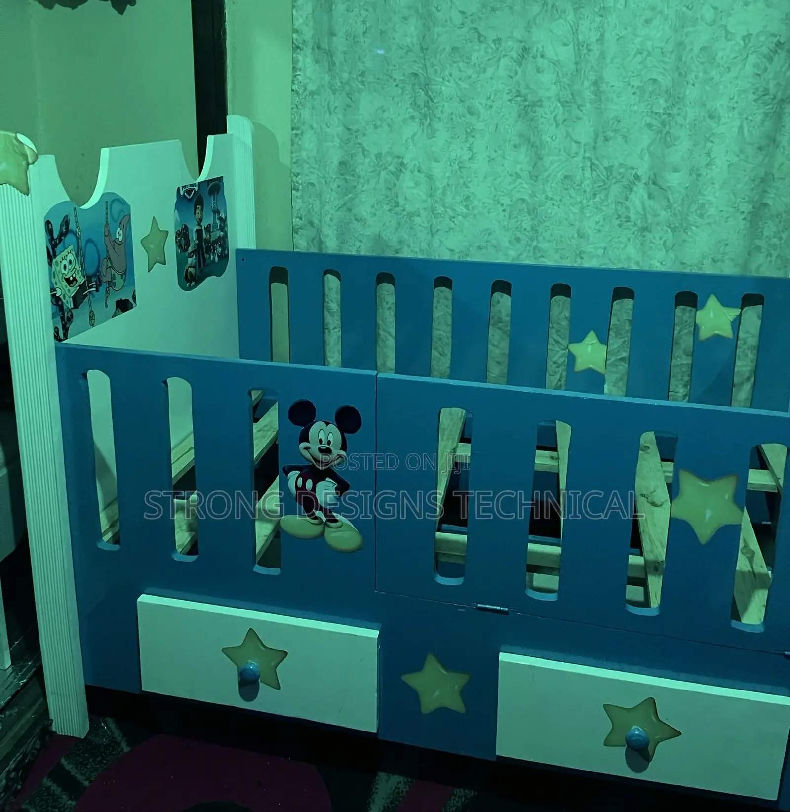 3 * 5 Ft Children Bed/ Baby Cot/ Toddlers Bed