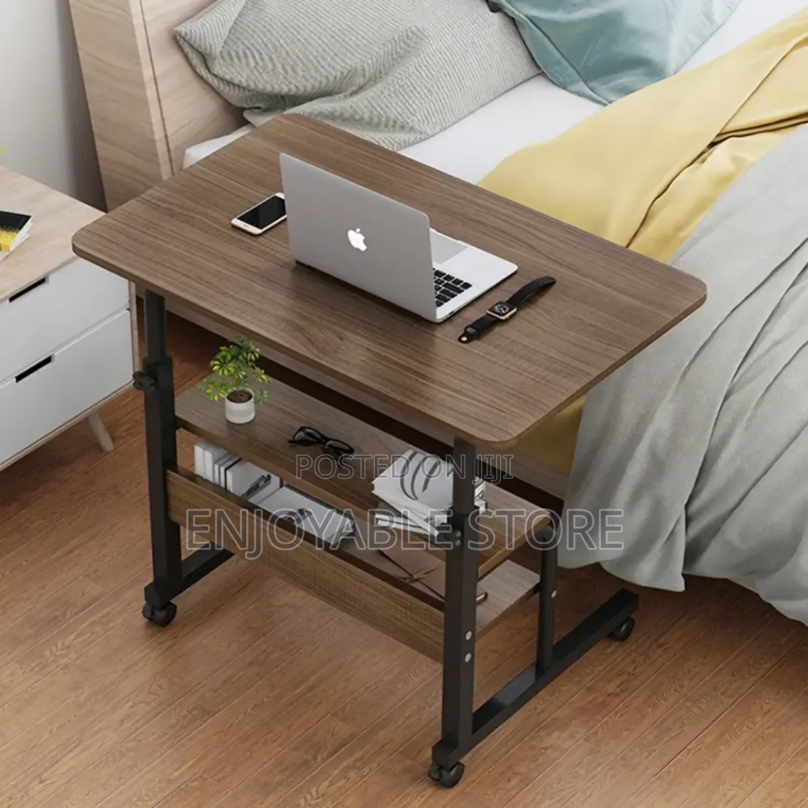 Adjustable Laptop Table Wooden 80cm