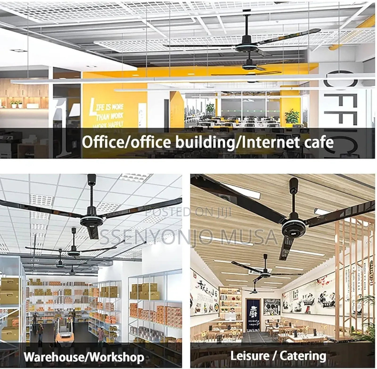 Super Cool Ceiling Fan - Cf-5622, 56", 220v, 65w