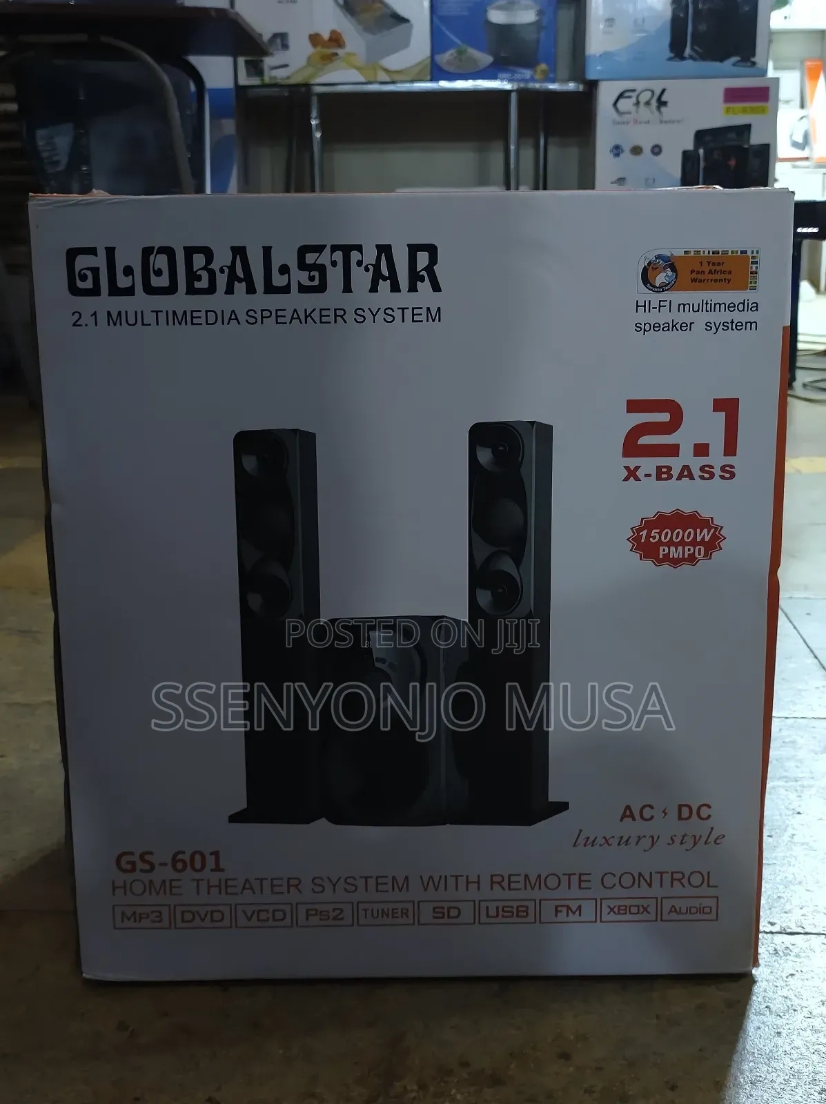 Globalstar 2.1 Multimedia Speaker System - Gs-601, 60w